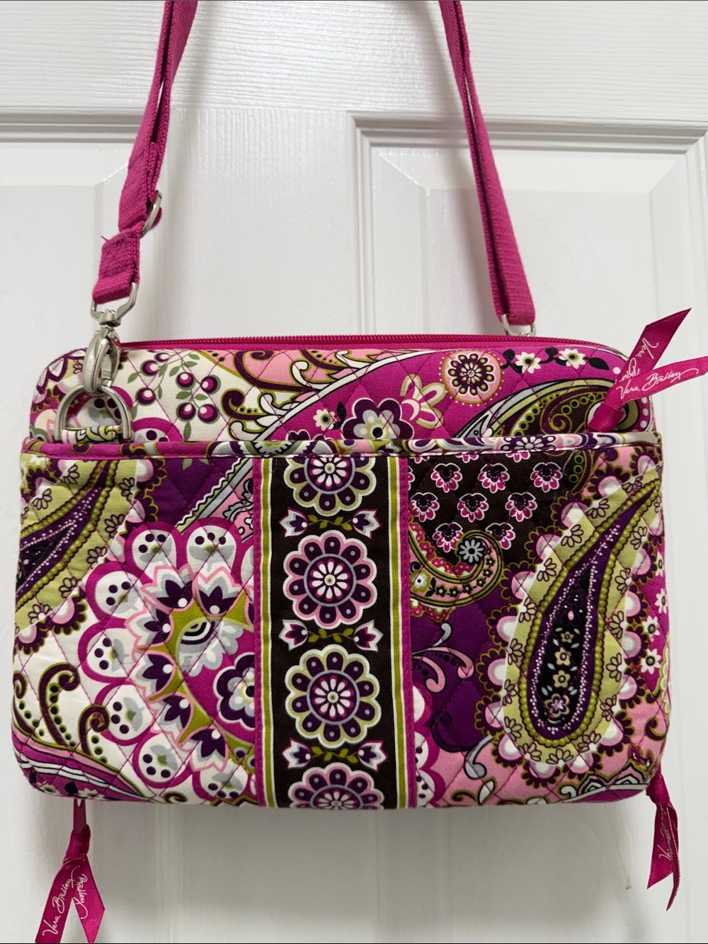 Vera Bradley Magenta Paisley